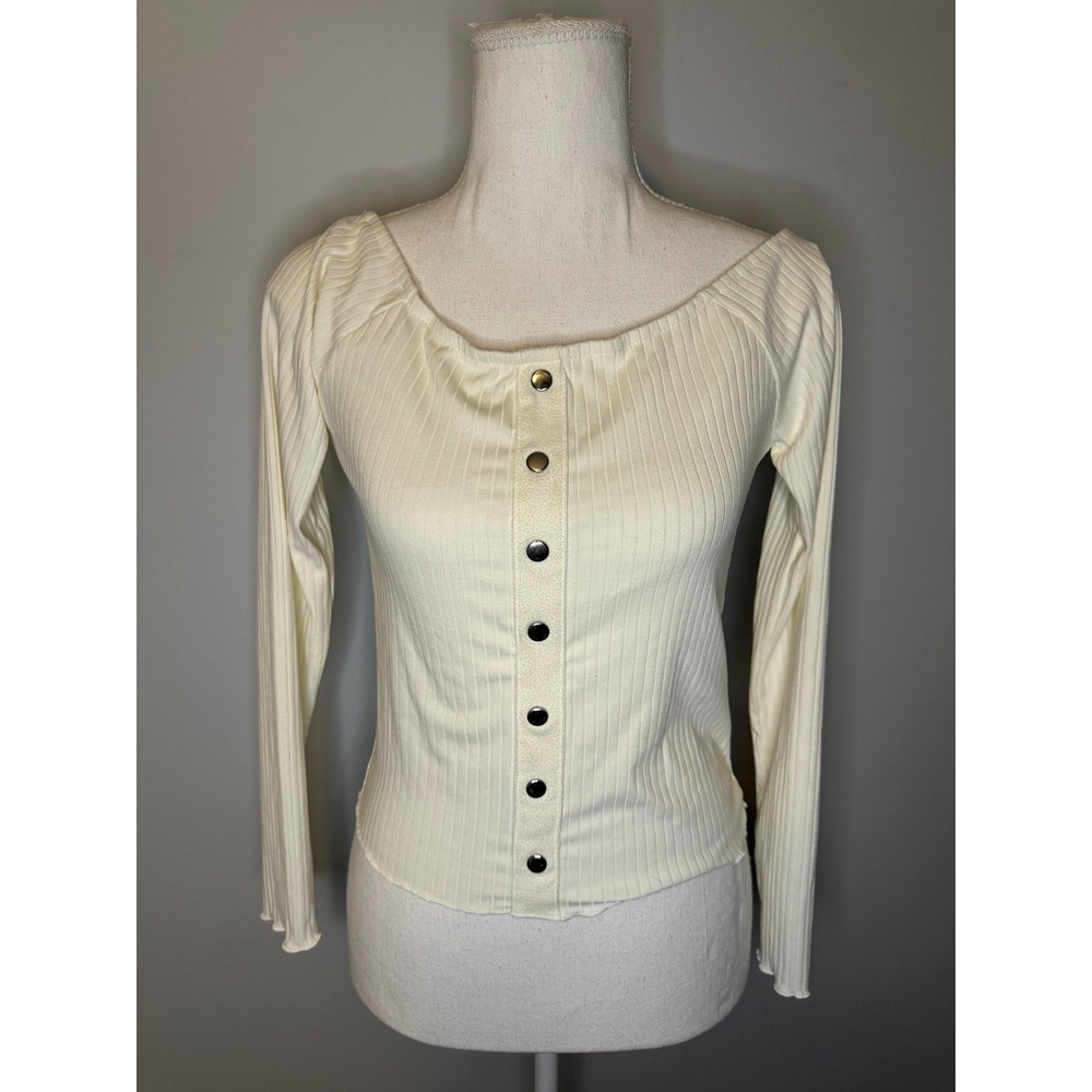 Derek Heart Cropped Long Sleeve